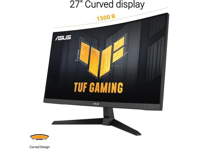 ASUS TUF Gaming 27" 1080P Curved Monitor (VG27VQM1B) - Full HD, 1500R, 280Hz, 1ms, Extreme Low Motion Blur, FreeSync Premium, Shadow Boost, Eye...