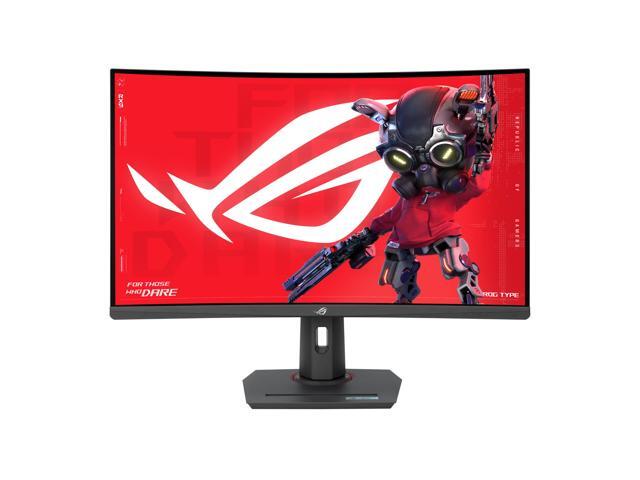 ASUS ROG Strix 32' QHD 2K 1440P 280Hz AMD FreeSync (Adaptive Sync) 1ms HDR400 ELMB USB-C phone accessory slot Curved Gaming Computer Monitor with...