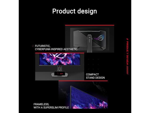 ASUS - ROG Strix 27" 4K OLED 240Hz 0.03ms Gaming Monitor with FreeSync Premium Pro and HDR (DisplayPort, HDMI) - Black - image 11