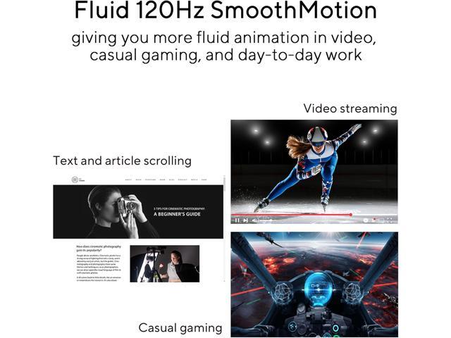 ASUS 24'' (23.8' viewable) Full HD 120Hz IPS with Adaptive-Sync 1ms Low Blue Light, Flicker Free, Computer Monitor with phone accessory slot stand...