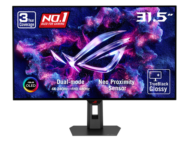 ASUS ROG Strix XG32UCWMG 32" OLED Gaming Monitor 4K 240Hz with FreeSync Pro & G-Sync Compatible