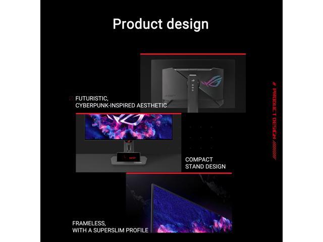 ASUS - ROG Strix 27" 2K OLED 240Hz 0.03ms Gaming Monitor with FreeSync Premium and HDR (DisplayPort, HDMI) - Black - image 11