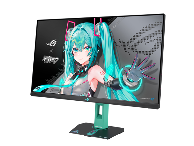 ASUS ROG Strix 27' QHD 2K 1440P 260Hz IPS with AMD FreeSync Premium & G-Sync Compatible 0.3ms Fast IPS Hatsune Miku Edition Gaming Computer Monitor...
