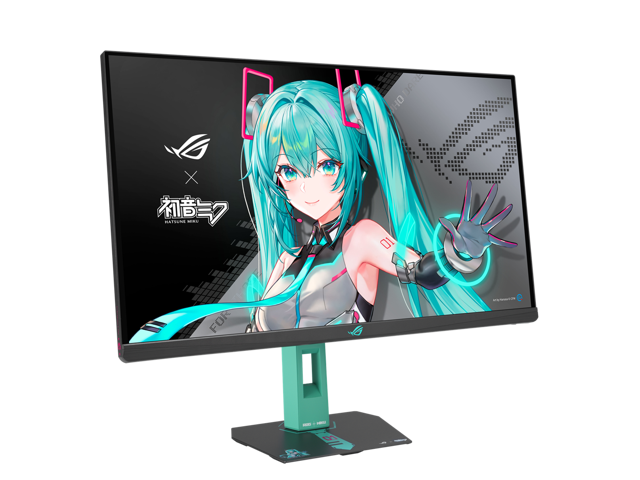 ASUS ROG Strix 27' QHD 2K 1440P 260Hz IPS with AMD FreeSync Premium & G-Sync Compatible 0.3ms Fast IPS Hatsune Miku Edition Gaming Computer Monitor...