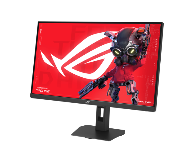 ASUS ROG STRIX 27' QHD 2K 1440P 360Hz DUAL MODE to 25' Full HD IPS AMD FreeSync Premium & G-Sync Pulsar Technology HDR400 with Height Adjustable,...