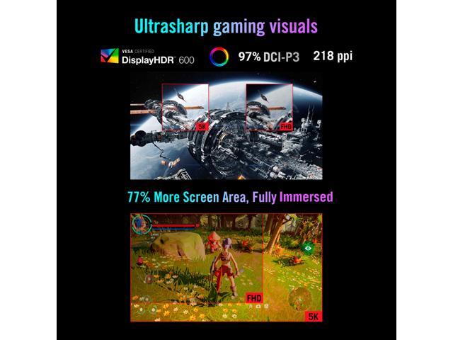 ASUS - ROG Strix 27" Dual Mode (5K 165Hz, 2K 330Hz) 1ms Gaming Monitor with FreeSync Premium Pro and HDR - Black - image 7