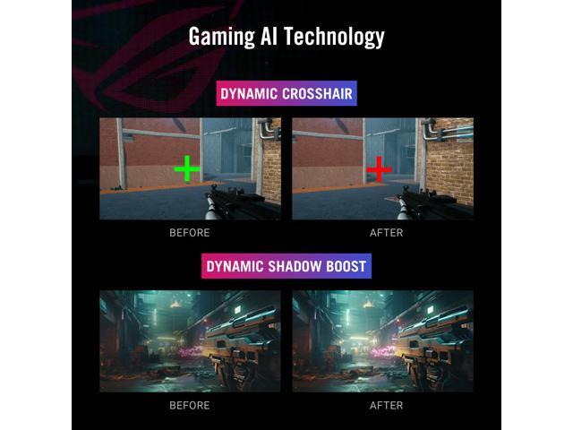 ASUS - ROG Strix 27" Dual Mode (5K 165Hz, 2K 330Hz) 1ms Gaming Monitor with FreeSync Premium Pro and HDR - Black - image 6