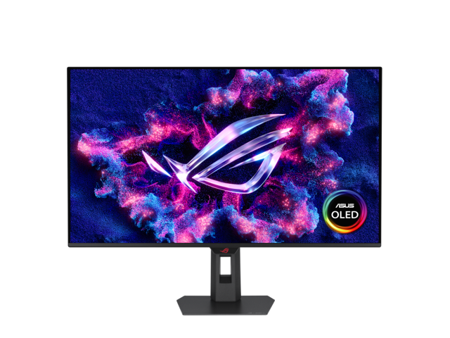 ASUS ROG Strix 32' 4K OLED gaming monitor (XG32UCDS) - QD-OLED, 165Hz, 0.03ms, Custom Heatsink, Neo Proximity Sensor, Uniform Brightness, G-SYNC...