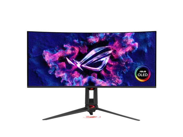 ASUS ROG SWIFT 34 inch QHD 2K 1440P 360Hz AMD FreeSync Premium Pro & G-SYNC Compatible HDR500 AUTO KVM USB-C Curved OLED Gaming Computer Monitor...