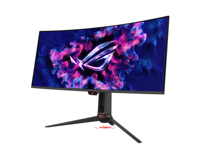 ASUS ROG SWIFT 34 inch QHD 2K 1440P 360Hz AMD FreeSync Premium Pro & G-SYNC Compatible HDR500 AUTO KVM USB-C Curved OLED Gaming Computer Monitor...