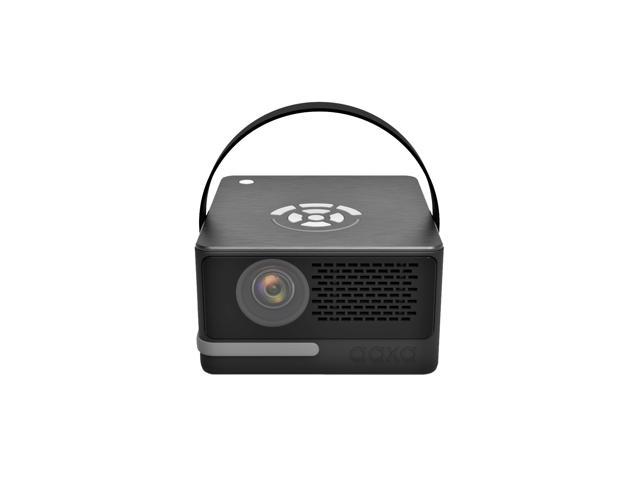 AAXA P6 Ultimate Smart Mini Projector, 6 Hour Battery, 1100 LED Lumens, Bluetooth 5.0 Speaker, Wireless Mirroring, 3D Ready, HDMI/USB/TF Inputs. photo