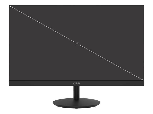 MSI Pro Series MP271 27' Full HD 1920 x 1080 IPS 75Hz D-Sub, HDMI Tilt Built-in Speakers Monitor