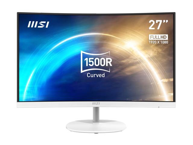 MSI PRO MP271CW 27' Full HD 1920 x 1080 75 Hz Built-in Speakers Curved D-Sub HDMI Business Productivity Monitor