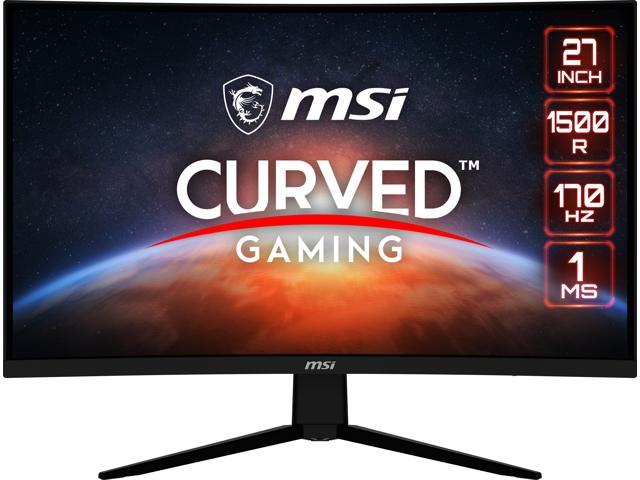 MSI G273CQ 27' Full HD 1920 x 1080 1ms (MPRT) / 4ms (GTG) 170 Hz FreeSync Premium Curved Gaming monitor