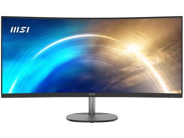 MSI - Pro MP341CQ 34" LCD QHD 100Hz 1ms FreeSync Monitor ,Built-in Speakers (DisplayPort, HDMI ) - Matte Black - image 3