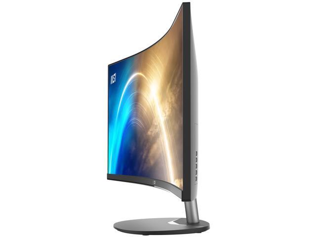 MSI - Pro MP341CQ 34" LCD QHD 100Hz 1ms FreeSync Monitor ,Built-in Speakers (DisplayPort, HDMI ) - Matte Black - image 10