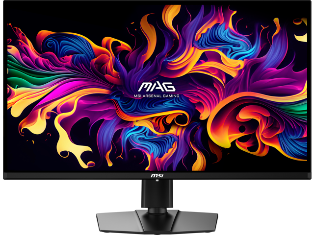 MSI - MAG321UPXQDOLED 32" Quantum Dot OLED UHD 240Hz 0.03ms FreeSyncPremium Monitor with HDR400 (DisplayPort, HDMI, USB-C) - Black - image 3