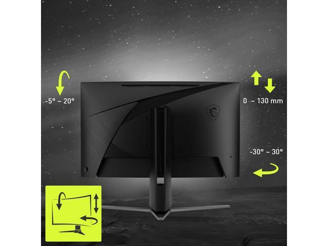 MSI - MAG27CQ6PF 27" Curved QHD 180Hz 0.5ms Gaming Monitor with HDR ready (DisplayPort, HDMI, ) - Black - image 7