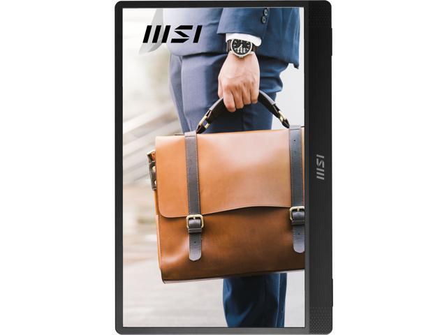 MSI 15.6' Full HD 60Hz IPS USB-C Mini-HDMI Built-in Speakers Portable Computer Monitor PRO MP161 E2U