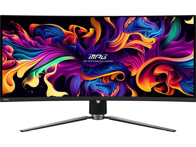 MSI - MPG341CQPXQDOLED 34" Curved OLED QHD 240Hz 0.03ms Adaptive Sync Gaming Monitor with HDR400 (DisplayPort, HDMI, USB-C) - Black - image 3