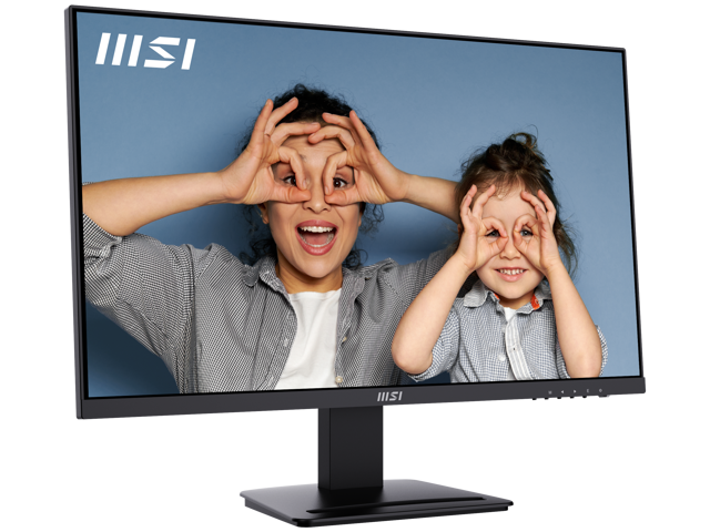 MSI - PRO MP273U 27" UHD 60Hz 4ms Adaptive Sync Monitor with HDR ready ,Built-in Speakers (DisplayPort, HDMI ) - Matte Black - image 3
