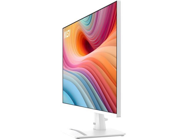 MSI - PRO MP275W E2 27" FHD 120Hz 1ms Adaptive Sync Monitor with HDR ready ,Built-in Speakers (DisplayPort, HDMI ) - Matte White - image 8