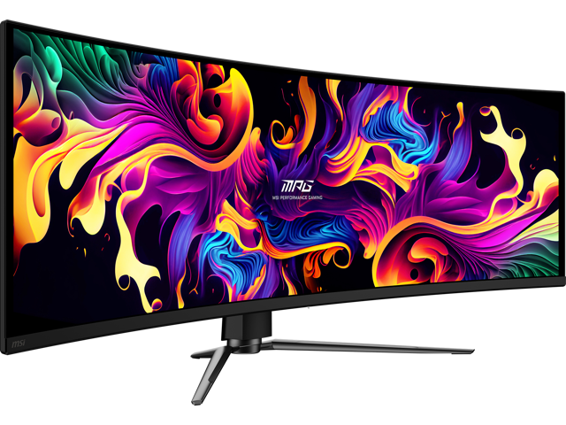 MSI - MPG 491CQPX QD-OLED 49" 5120x1440 (DQHD) Curved OLED Quantum Dot Monitor 240Hz 0.03ms(GTG) HDR400 Type-C Display HDMI - Black - image 10