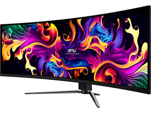 MSI - MPG 491CQPX QD-OLED 49" 5120x1440 (DQHD) Curved OLED Quantum Dot Monitor 240Hz 0.03ms(GTG) HDR400 Type-C Display HDMI - Black - image 11