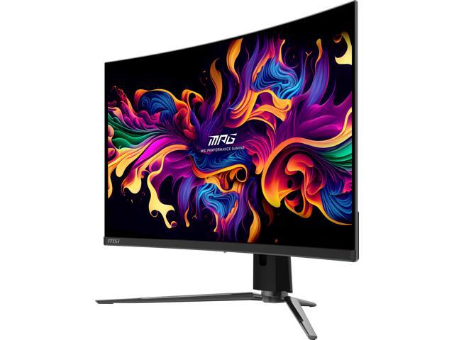 MSI - MPG 321CURX QD-OLED 32" 3840x2160 (UHD) Curved OLED Quantum Dot Monitor 240Hz 0.03ms(GTG) HDR400 Type-C DisplayPort HDMI - Black - image 4