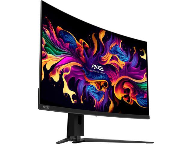 MSI - MAG 321CUP QD-OLED 32" 3840x2160 (DQHD) Curved OLED Quantum Dot Monitor 165Hz 0.03ms(GTG) HDR400 Type-C DisplayPort HDMI - Black - image 3
