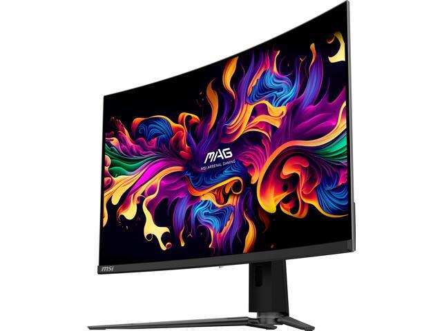 MSI - MAG 321CUP QD-OLED 32" 3840x2160 (DQHD) Curved OLED Quantum Dot Monitor 165Hz 0.03ms(GTG) HDR400 Type-C DisplayPort HDMI - Black - image 4