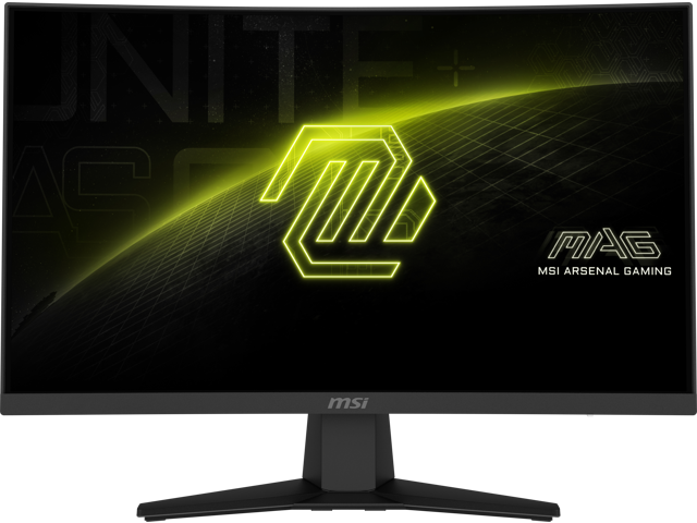 MSI - MAG 244C 24" VA LCD Curved FHD 180Hz 1ms Adaptive Sync Gaming Monitor with HDR ready (DisplayPort, HDMI, 250cd) - Black - image 3