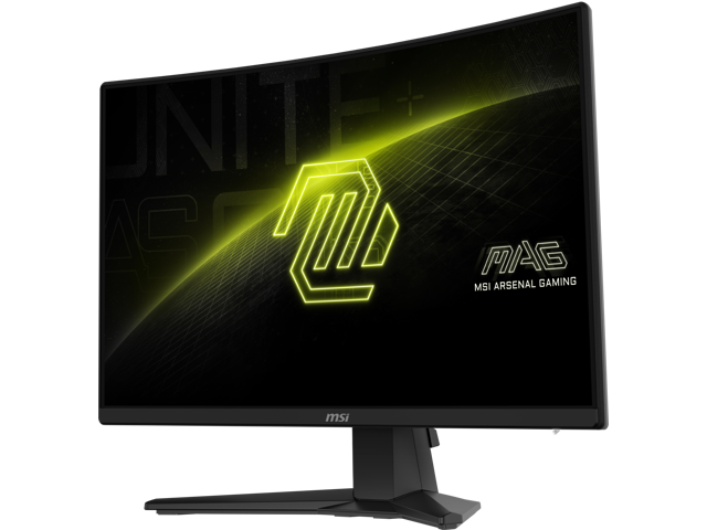 MSI - MAG 242C 24" VA LCD Curved FHD 180Hz 1ms Adaptive Sync Gaming Monitor with HDR ready (DisplayPort, HDMI, 300cd) - Black - image 5