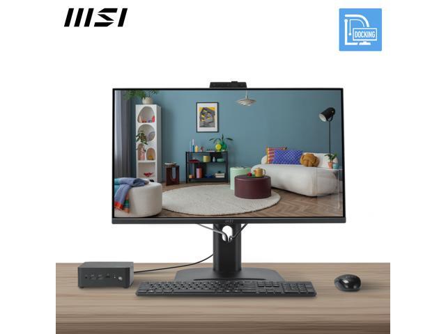 MSI PRO MP275QPDG, 27' IPS, QHD, 100hz, Height Adj. stand, Speaker, Webcam, Ethernet Interface - 1x LAN Port (1Gbps)