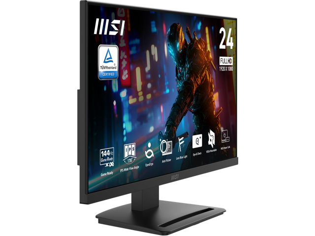 MSI - PRO MP243L E14 24" FHD IPS 144Hz 1ms Adaptive-Sync HDR Ready (HDMI,VGA) - Matte Black - image 6