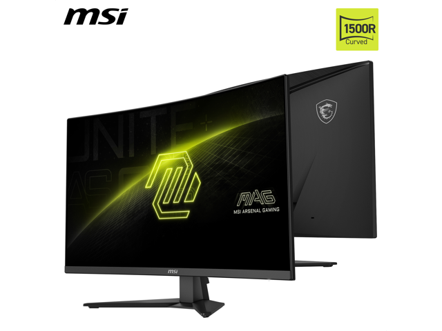 MSI - MAG 321CQF E18 32" Rapid VA LCD Curved QHD 180Hz 0.5ms FreeSync Gaming Monitor with HDR ready(DIsplayPort, HDMI) - Black - image 4