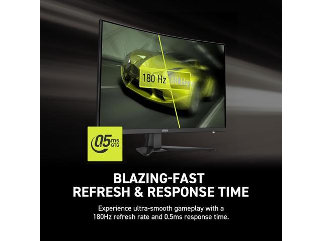 MSI - MAG 321CQF E18 32" Rapid VA LCD Curved QHD 180Hz 0.5ms FreeSync Gaming Monitor with HDR ready(DIsplayPort, HDMI) - Black - image 7