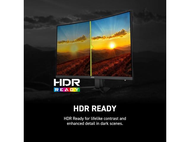 MSI - MAG 321CQF E18 32" Rapid VA LCD Curved QHD 180Hz 0.5ms FreeSync Gaming Monitor with HDR ready(DIsplayPort, HDMI) - Black - image 9