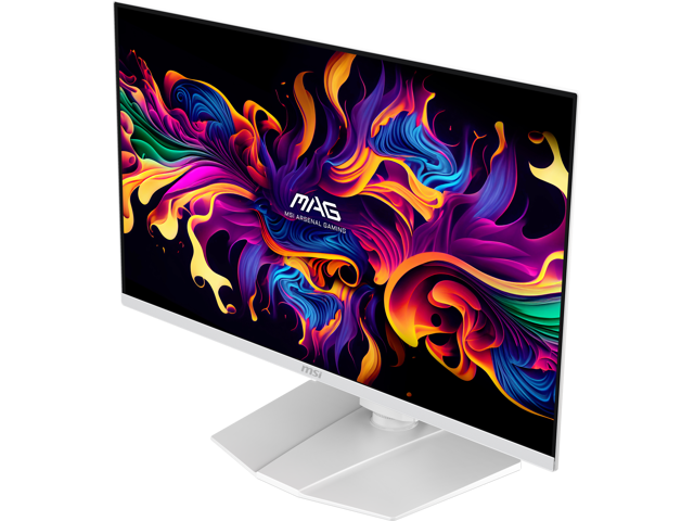 MSI - MAG 271QPW QD-OLED X28 27" Quantum Dot OLED QHD 280Hz 0.03ms FreeSync Gaming Monitor (DisplayPort, HDMI, USB) - White - image 8