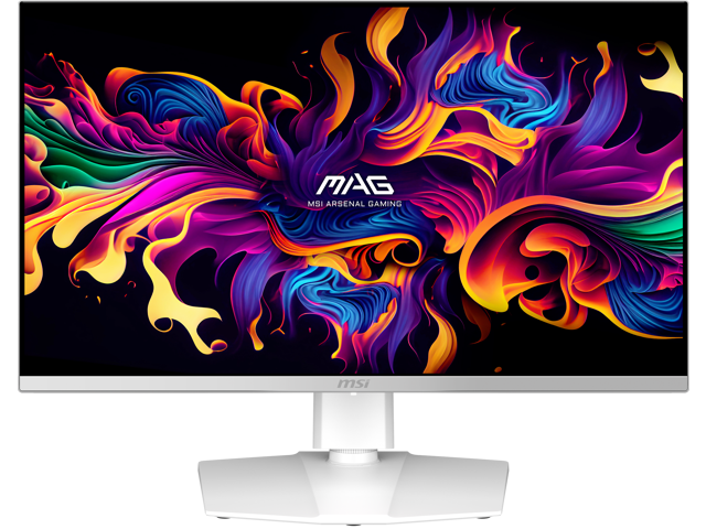 MSI - MAG 271QPW QD-OLED X28 27" Quantum Dot OLED QHD 280Hz 0.03ms FreeSync Gaming Monitor (DisplayPort, HDMI, USB) - White - image 3