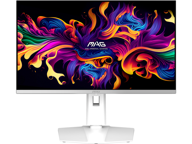 MSI - MAG 271QPW QD-OLED X28 27" Quantum Dot OLED QHD 280Hz 0.03ms FreeSync Gaming Monitor (DisplayPort, HDMI, USB) - White - image 9