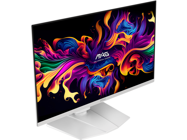MSI - MAG 271QPW QD-OLED X28 27" Quantum Dot OLED QHD 280Hz 0.03ms FreeSync Gaming Monitor (DisplayPort, HDMI, USB) - White - image 7