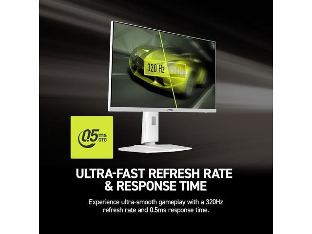 MSI - MAG 274QRFW X32 Rapid IPS LCD 27" QHD 320Hz 0.5ms FreeSync Gaming Monitor with HDR400 (DisplayPort, HDMI) - White - image 8