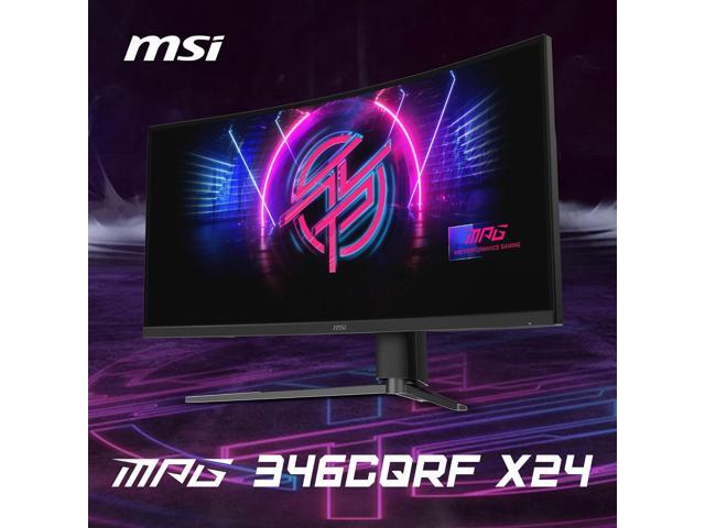 MSI - MPG 346CQRF X24 34" Rapid VA LCD Curved UWQHD 240Hz 0.5ms FreeSync Gaming Monitor with HDR400 (DisplayPort, HDMI) - Black - image 6