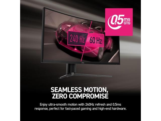 MSI - MPG 346CQRF X24 34" Rapid VA LCD Curved UWQHD 240Hz 0.5ms FreeSync Gaming Monitor with HDR400 (DisplayPort, HDMI) - Black - image 8