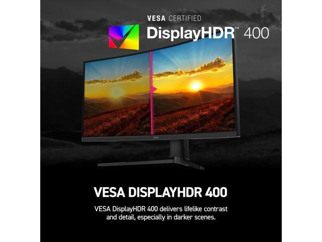 MSI - MPG 346CQRF X24 34" Rapid VA LCD Curved UWQHD 240Hz 0.5ms FreeSync Gaming Monitor with HDR400 (DisplayPort, HDMI) - Black - image 9