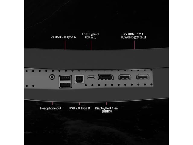 MSI - MPG 346CQRF X24 34" Rapid VA LCD Curved UWQHD 240Hz 0.5ms FreeSync Gaming Monitor with HDR400 (DisplayPort, HDMI) - Black - image 11