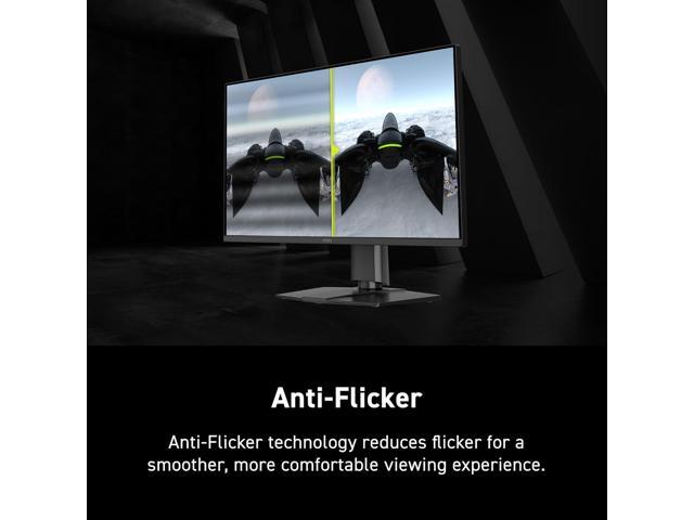 MSI - MAG 275UPD E14 27" LCD Dualmode(UHD 144Hz or FHD 288Hz)0.5ms Gaming Monitor with HDR Ready (DisplayPort, HDMI) - Metallic Black - image 9