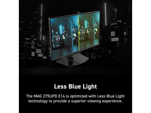 MSI - MAG 275UPD E14 27" LCD Dualmode(UHD 144Hz or FHD 288Hz)0.5ms Gaming Monitor with HDR Ready (DisplayPort, HDMI) - Metallic Black - image 10