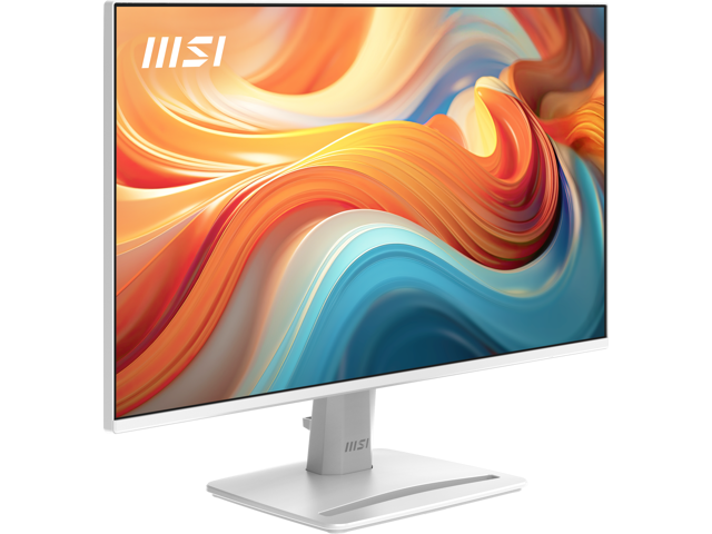 MSI - PRO MP243W E14 23.8" LCD FHD 144Hz 4ms Adaptive Sync Monitor with Built-in Speakers (DisplayPort, HDMI) - Matte White - image 4